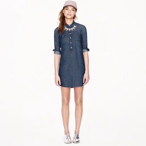 J. Crew Keeper Chambray Shirtdress